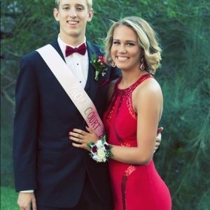 Custom designer prom dress